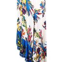 Flying Tomato  Dress XS Off Shoulder Hi-Lo Blue White Floral Photo 4