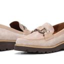 Donald Pliner  Clio Slip-on Chunky Loafer Calf Suede Blush Size 12 NEW (Sold Out) Photo 2