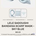 Lele Sadoughi 𝅺NWT  blue bandana face mask Photo 5