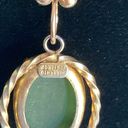 GF Jade pendant necklace marked 1/20 12K  SORRENTO Photo 9