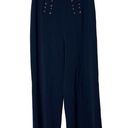 Vintage Mugler Pullover High Waist Wide Leg Pants Blue Womens 38 Size 2 Photo 0