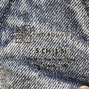 No Boundaries Vintage  Y2K Stretch Denim Distressed Button Up Bib Overalls~S~ Photo 3