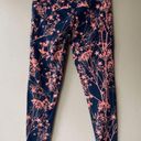 Sweaty Betty  the Power 7/8 Legging in Orange Floral on Teal Size XS Photo 1