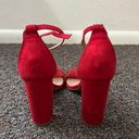 Heels Red Size 7.5 Photo 1