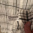 Isabel Maternity  black & white plaid long sleeve button down top. Photo 5