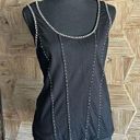 Idyllwind IDYLLWILD Women’s Knit Tank Medium Black Sleeveless Top Boho Western Photo 0