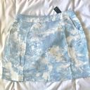 Boutique Blue Tie Dye Mini Skirt Photo 2