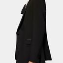 ZARA  DINNER TOXEDO Blazer Jacket w/ Satin Lapel Collar Long Sleeves Black S NEW Photo 8