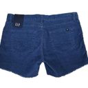 Gap  Womens 4 Frayed Hem Corduroy Short in Ocean Blue NEW Photo 1