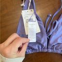 Good American  Lilac Triangle Halter Swim Top Size 2 / M Photo 2