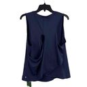 Halara  Navy Blue Workout Top Open Back Keyhole Detail Quick Dry XL New Photo 1