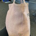 Prada Authentic  Milano Small woven tote with dust bag. Photo 9