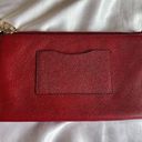 Coach  F57465 Wristlet/Wallet Clutch Leather Large Bright Pink/Red No Wrist Strap Photo 6