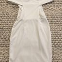 Charlotte Russe White Off The Shoulder Mini Bodycon Dress Photo 1