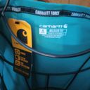 Carhartt  tank top blue size small relaxed fit work wear outdoor tank top turquoi Photo 5