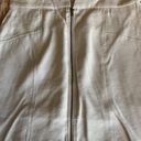 Doe & Rae Women’s Beige Front Zipper Skirt Sz Medium Photo 1