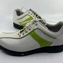 Callaway  CG Sport W206 Thin Saddle White Green Golf Shoes Ladies 6.5 Teen Jr Photo 3