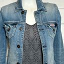 Hudson Jeans Hudson Women’s Jean Jacket Size XS Denim Medium Wash Button Up Biker Trucker Photo 1