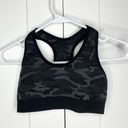 Soul Cycle Seamless Camo Sports Bra Black Photo 1