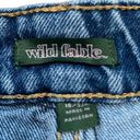 Wild Fable  Jeans Highest Rise Wide Leg Ankle Two Tone Raw Edge Denim Size 16 Photo 5