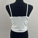 Full Tilt  White Car Embroidered Tank Top Photo 3