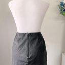 Cache  100% Leather Black Mini Skirt Photo 4