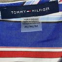 Tommy Hilfiger  Striped Peplum Hem Sleeveless Blouse Medium Tank Top Blue Red Photo 9