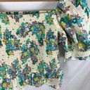 River Island NWT  Smocked Floral Top size 12 / Medium Photo 2