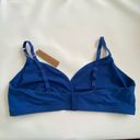 SKIMS NWT  Fits Everybody Crossover Bralette Sapphire Size 2X Photo 3