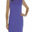 Mario Serrani  blue geometric sheath dress 2 Photo 0