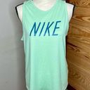 Nike Dri-Fit Green Blue Sleeveless Activewear Workout Muscle Tank Top Medium Photo 0