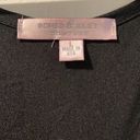 Romeo + Juliet Couture Women's  Black Linen Blouse Anthro Size Large EUC #7655 Photo 3