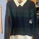 Tahari NWOT Collared sweater vintage oversized Photo 1