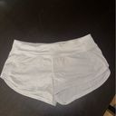 Lululemon White  speed up shorts Photo 1