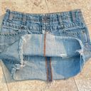 American Eagle Mini Low Waist Denim Skirt Photo 7