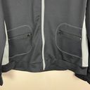 Alo Yoga Alo Track Jacket Womens XXL Black Full Zip Up Coolfit‎ Colorblock Pockets Active Photo 2