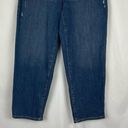 Banana Republic  Medium Wash Factory Distressed Straight Leg  Mom High Rise Jeans Photo 2