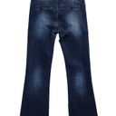 Krass&co NEW Melly& Womens M 27 Waist Wide Flare Leg Jeans Dark Wash Mid Rise Stretch Photo 4