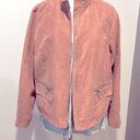 Apt. 9  faux suede jacket, blush sz. XL NWOT Photo 0