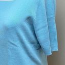 Dress Barn  Blue Short Sleeve Sweater Photo 4