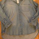 Aerie Button Down Denim Shirt Size Small Photo 3