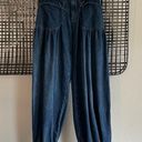 Free People Lotus High Waist Tie Hem Barrel Leg Jeans Photo 1