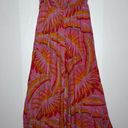 Cynthia Rowley  Womens tropical leaf print wide leg cropped pants size XS Photo 0