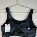 Champion  Black and Grey Camouflage Sports Bra Moderate Support Plus Size 1X Photo 6