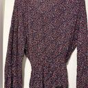 Lazy sundays NWT  Welcome the Season top long sleeve cinch waist navy size M Photo 3