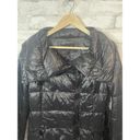 BCBGMAXAZRIA  Black Down & Feather Puffer 3/4 Jacket Photo 3