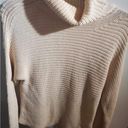 Garnet Hill  size small cream colored turtleneck sweater bust  34 inches Photo 1