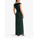 Ralph Lauren NWT Lauren  Leonetta Ruched Green Maxi Formal Evening Dress Photo 1