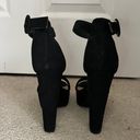 Bamboo Black Platform Heels Photo 3