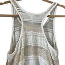 Kirra  Ivory and Metallic Gold Lace Tank, size S Photo 7